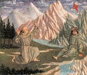 The Stigmatization of St Francis (predella 1) df DOMENICO VENEZIANO